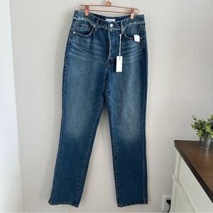 NWT Good American Good Boy Y2K 90s Denim Jeans 6 / 28